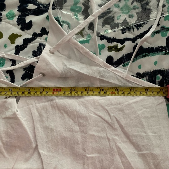 🔥SALE!🔥White Boho Linen Dress🔥Only 1 left! - Picture 4 of 5